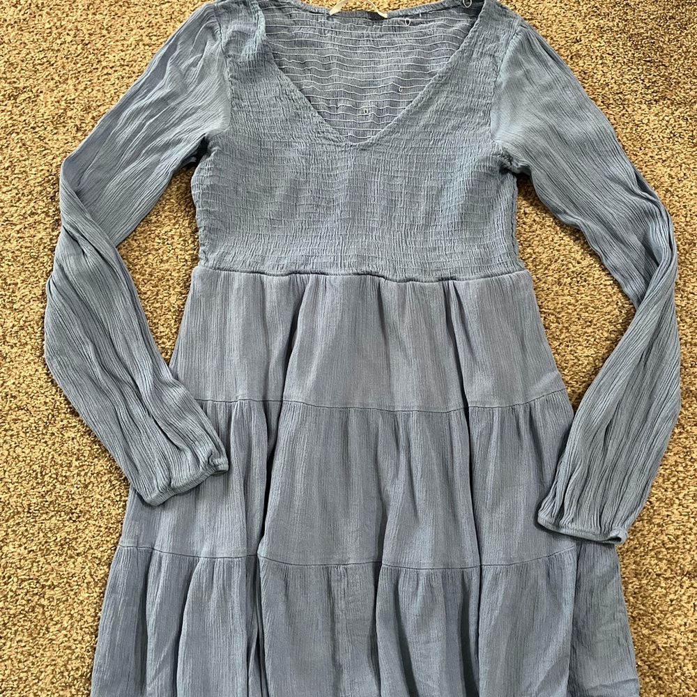 Blue Long Sleeve Altar’d State Dress
